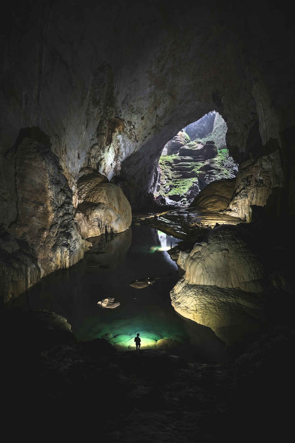 Son Doong Cave is thought to be the largest cave in the world and has its own ecosystem.