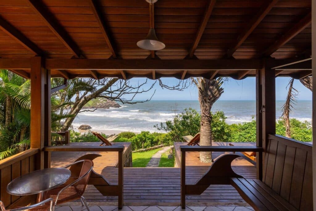 Waterfront AirBnb in Florianopolis, Brazil.