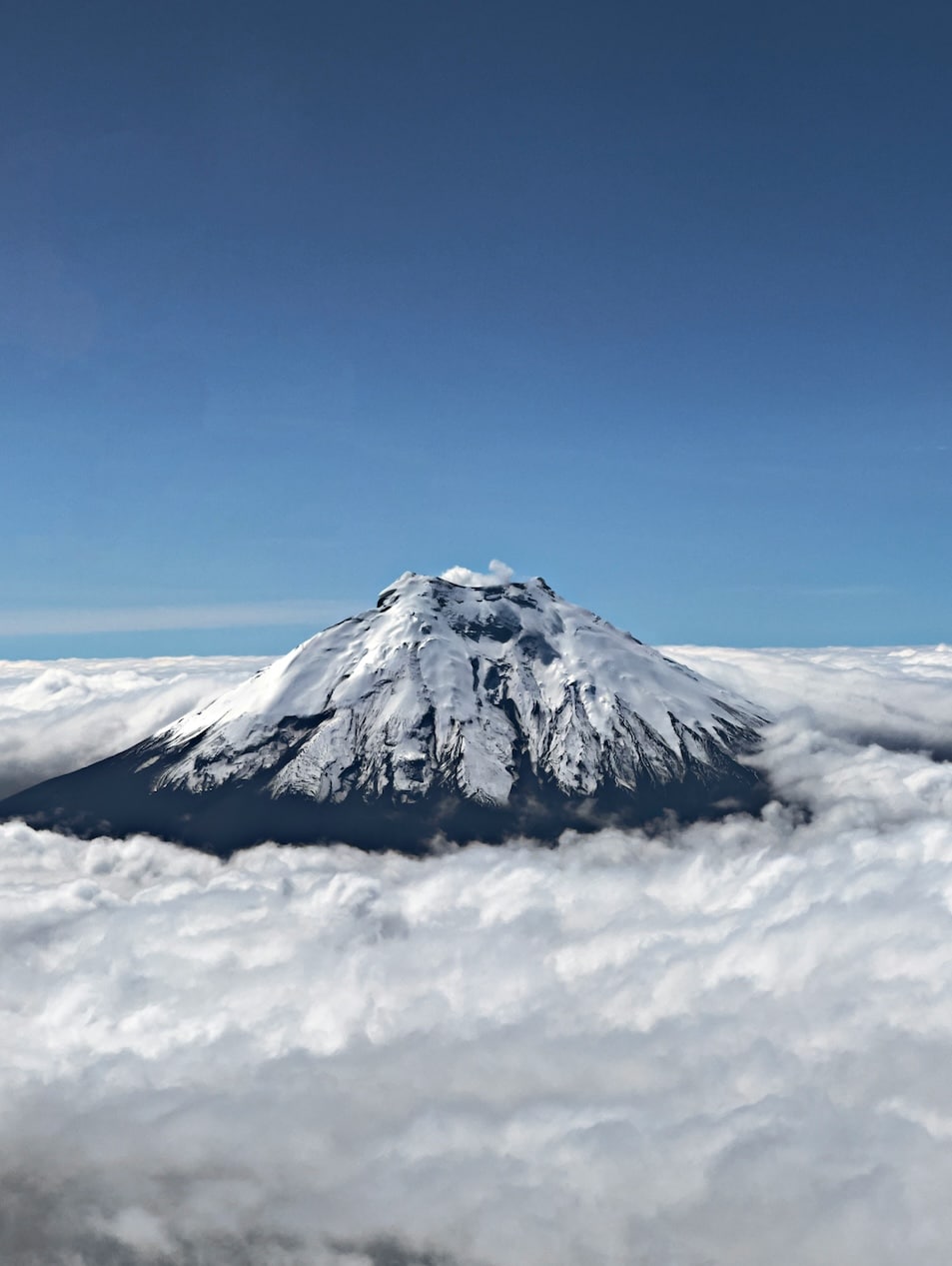 The Chimborazo volcano in Equador.