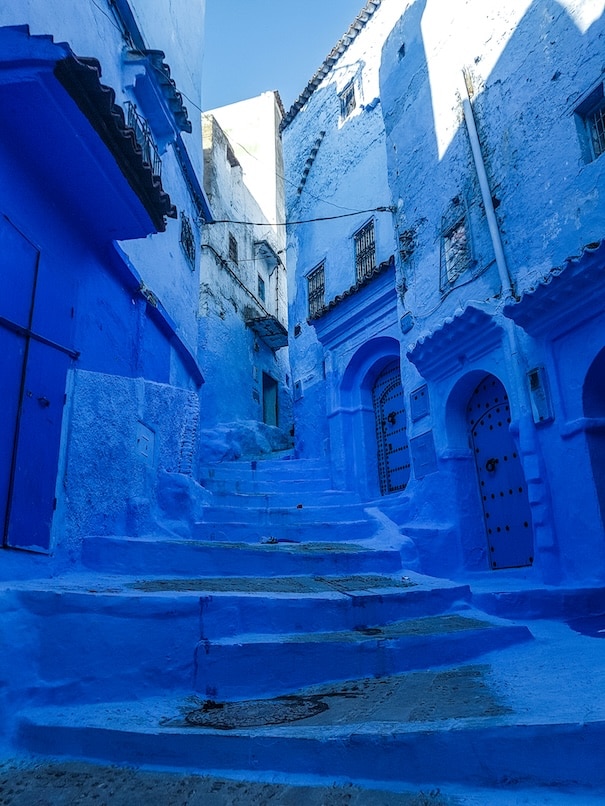 Chefchaouen, the famous blue city in Morocco.