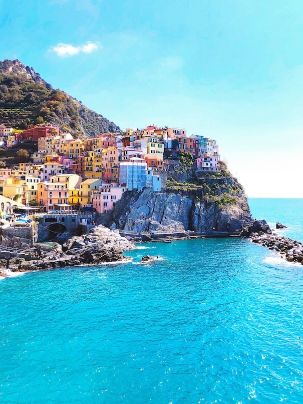 Cinque Terre is a rugged Italian coats line of fishing villages.