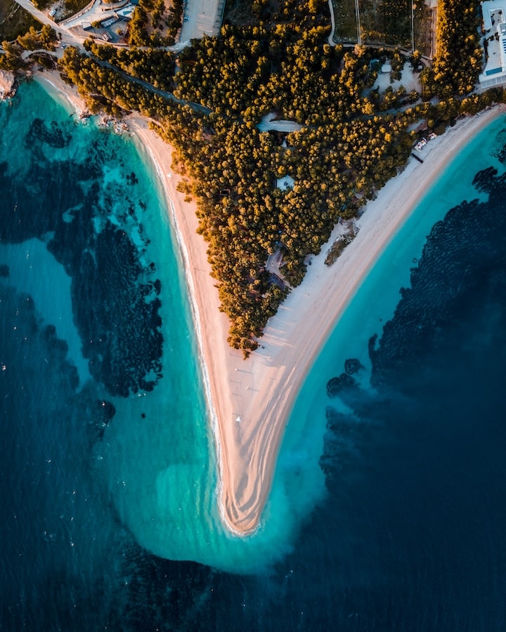 ZLATNI RAT in Croatia is one of the best beaches in Europe.