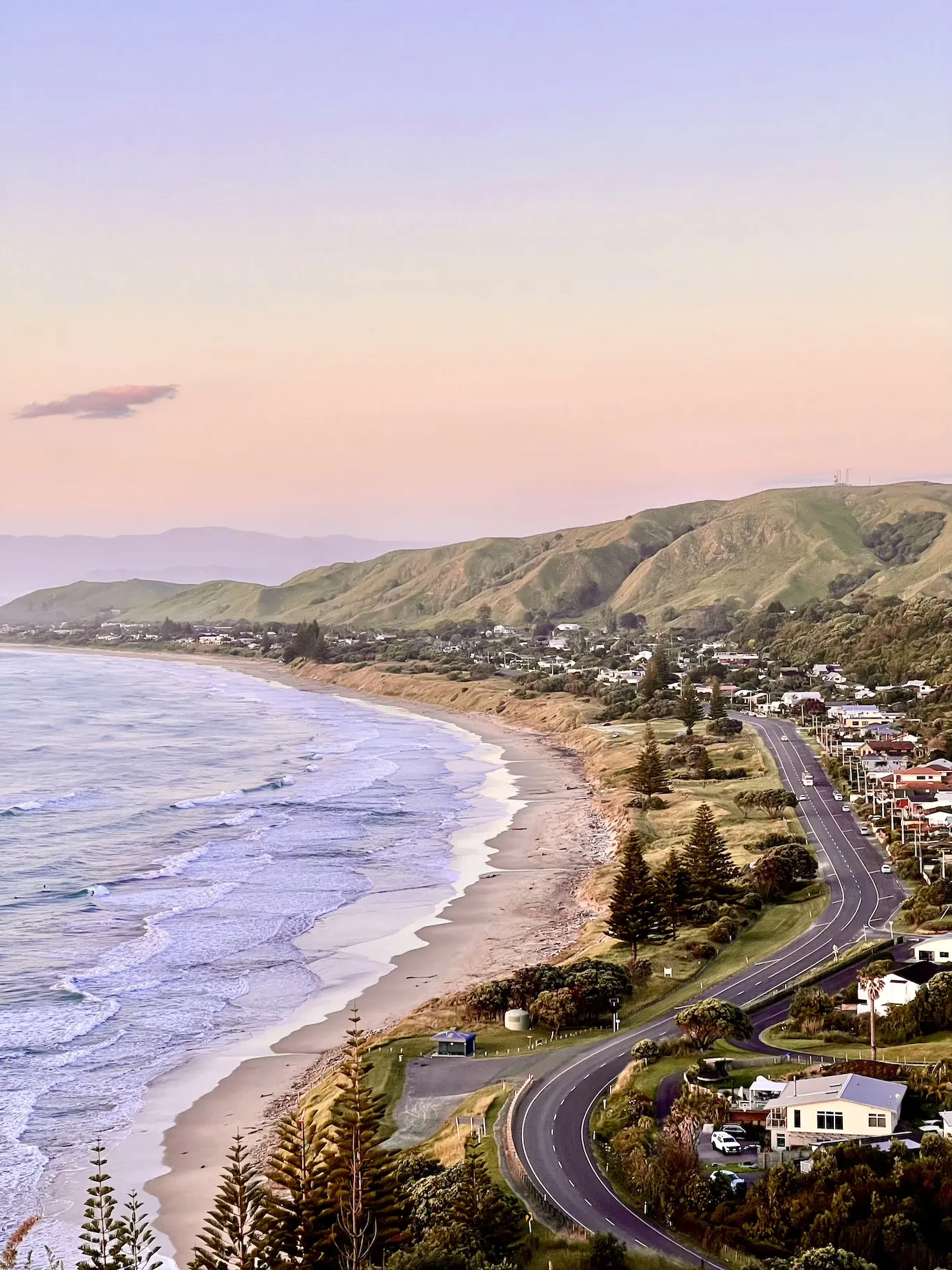 Gisborne, New Zealand is a beautiful beach town and the first place in the world to see the sunrise.