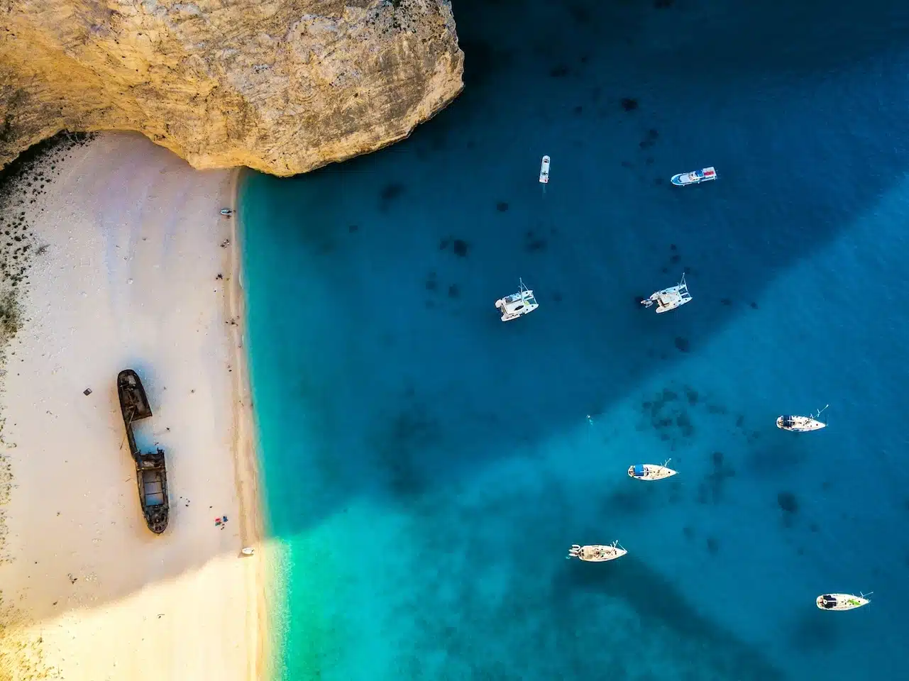 Shipwreck beach in Greece.