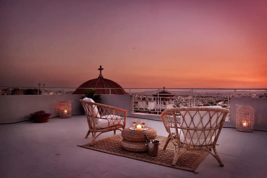 Roof top dreams in Greece.