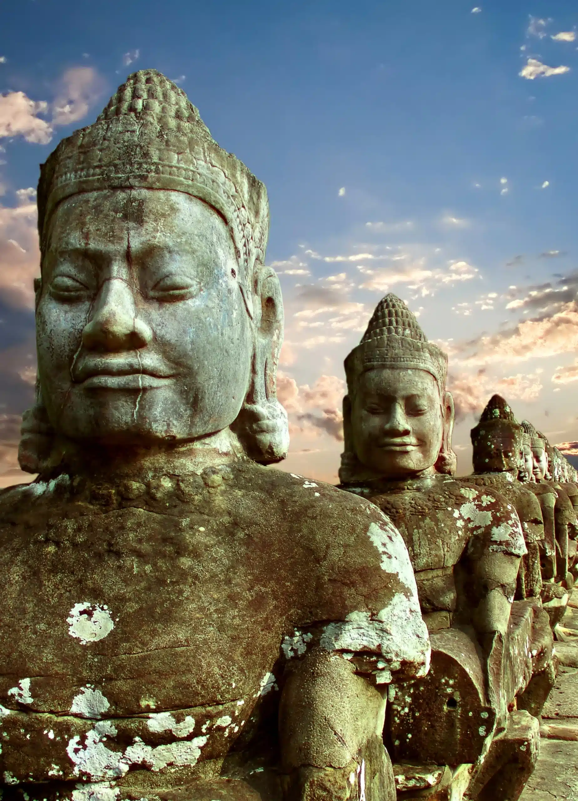 The world renowned Angkor Wat in Cambodia.