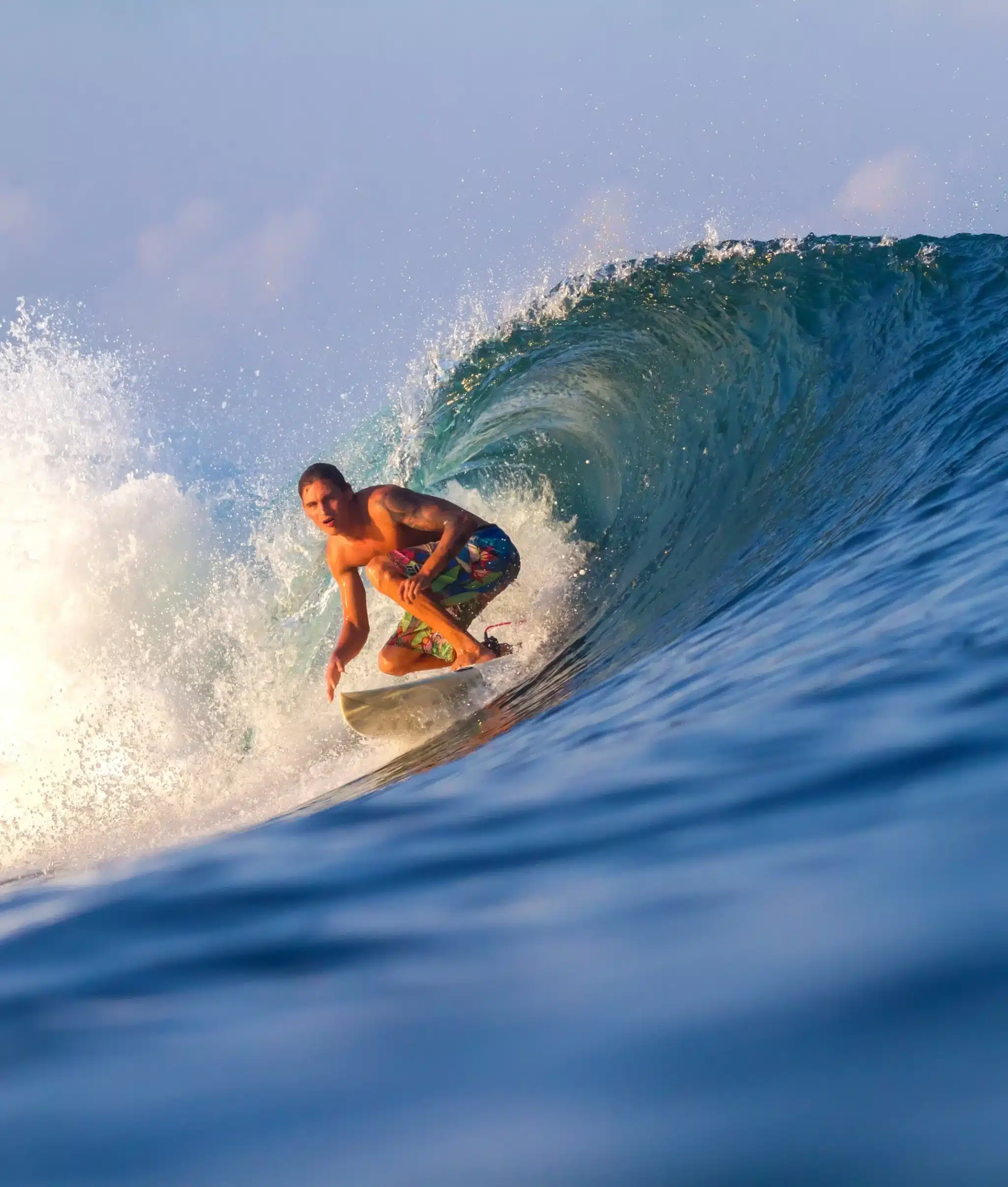 Epic surfing in Fiji.