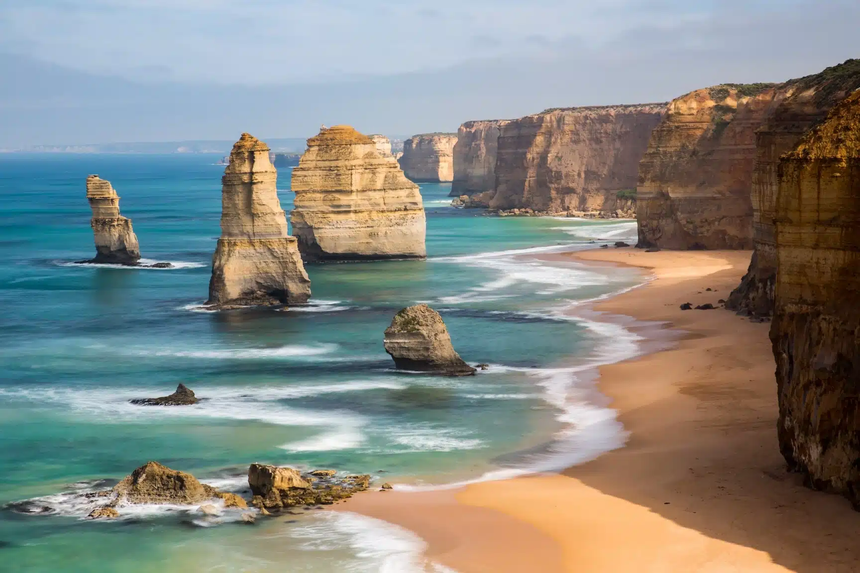 The Twelve Apostles along the Great Ocean road in Australia.