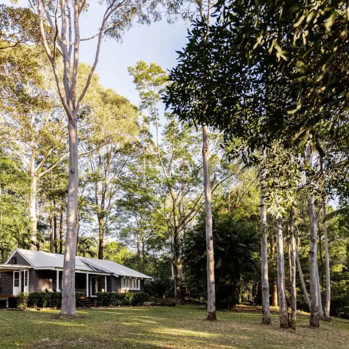 A beautiful country setting for this Airbnb near Byron Bay, Australia.