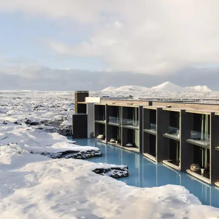 The Retreat Hotel in Iceland with a private lagoon.