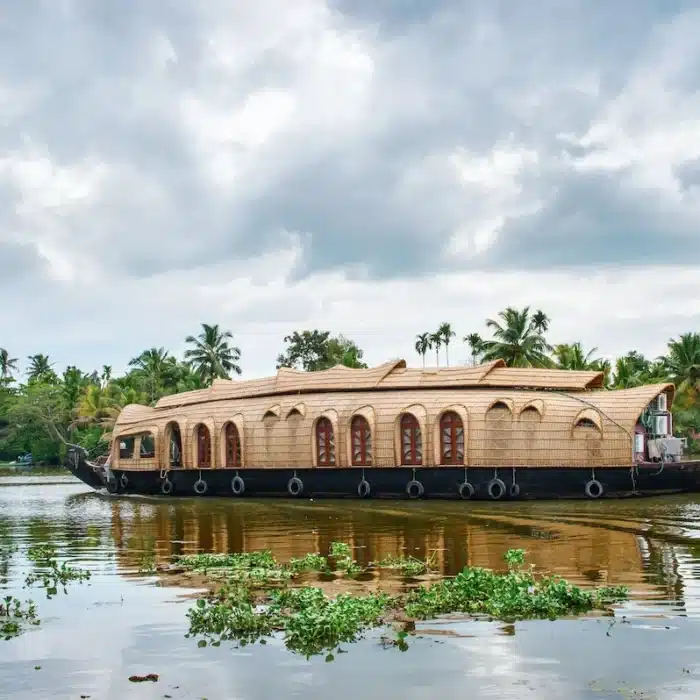 A truly unique experience is to rent a Houseboat in Kerala, India.